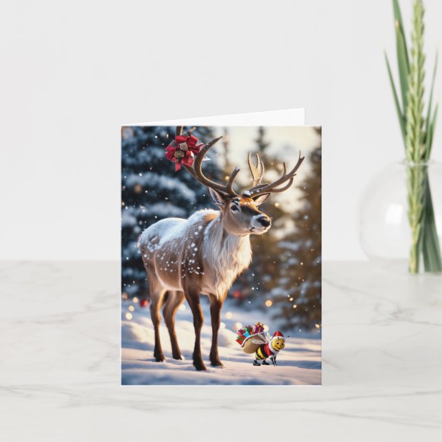 Happ-Bee Weihnachten. Karte (Vorderseite)