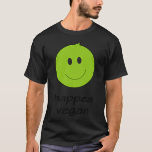 Happa vegane, lustige Pflanze-basierte Feinschmeck T-Shirt