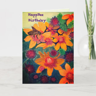 HappBee Birthday 5 x 7 Karte