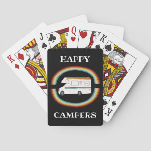 HAPPCAMPERS Rainbow Retro Motorhome RV Spielkarten