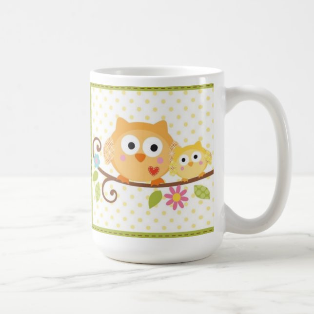 Happi Baum-Eulen-Tasse Kaffeetasse (Rechts)