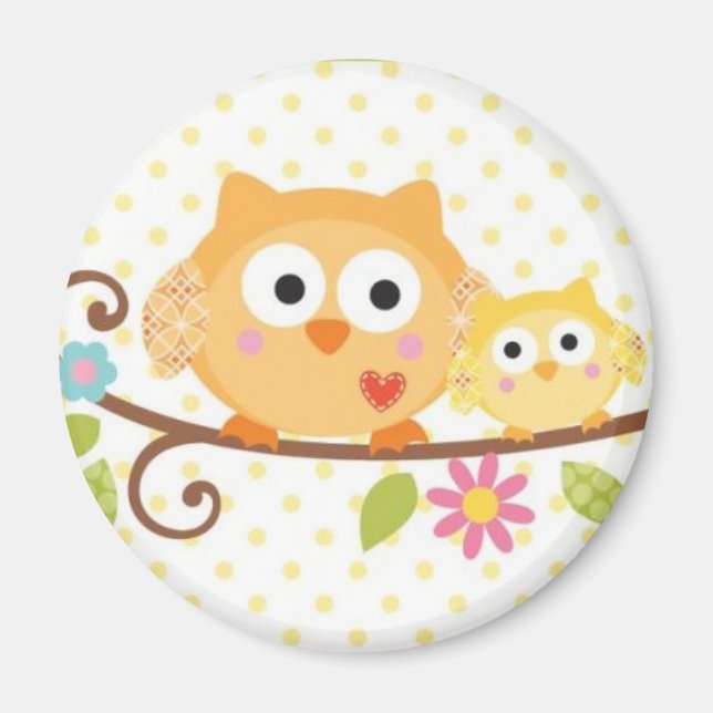 HAPPI TREE OWL MAGNET (Vorne)