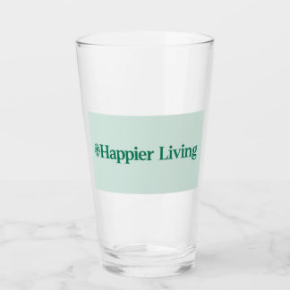 HAPPIER LEBENDES Trinkglas Glas