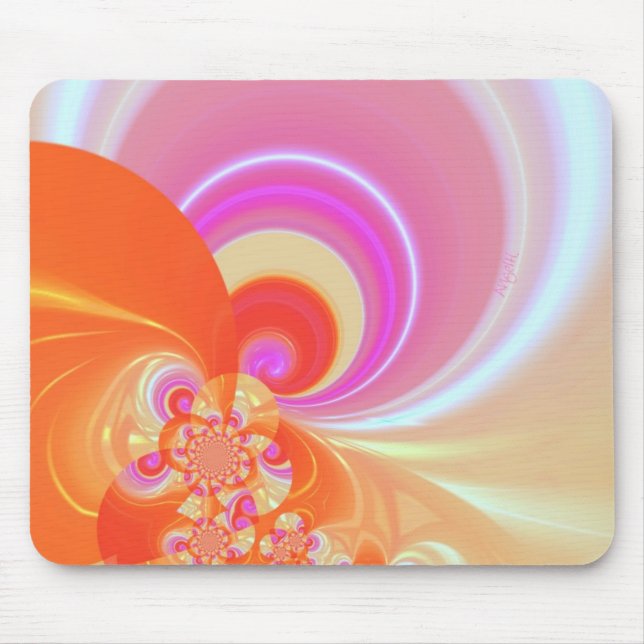 Happilicious Orange Mousepad (Vorne)