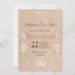 Happily Ever After Bridal Shower invitation Einladung