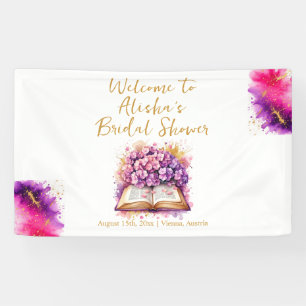 Happily Ever After Hortensien-Brautjungfernparty Banner