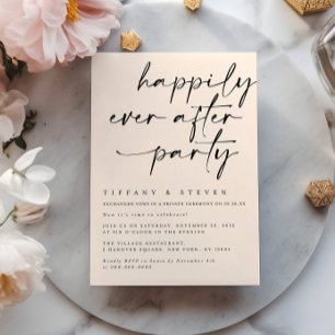 Happily Ever After Party Einladung Empfang Teil