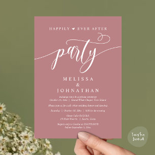 Happily Ever After Party, Hochzeitsdinner Tanzvera Einladung
