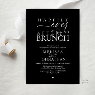 Happily Ever After Party Hochzeitsflitterwochen-Di Einladung