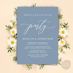 Happily Ever After Party Hochzeitsflitterwochen-Di Einladung
