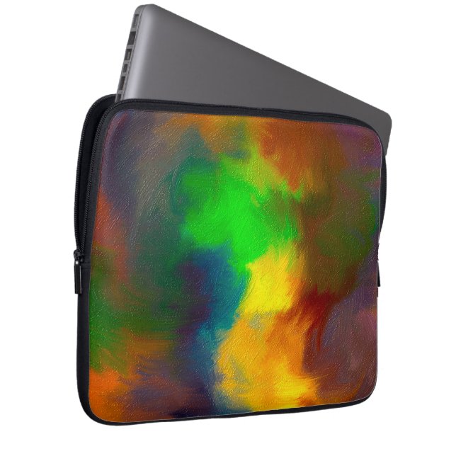 Happiness and arts laptopschutzhülle (Vorne Rechts)