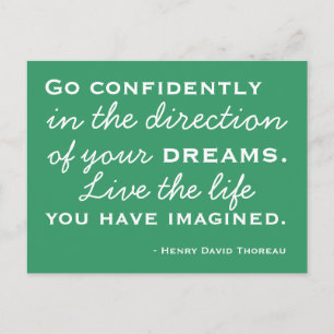 Happiness Inspiration - Motivational Postcard Postkarte