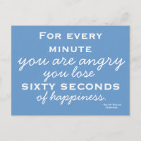 Happiness Inspiration - Motivational Postcard