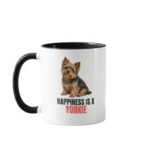 Happiness Is a Yorkie Tasse – Yorkshire Terrier