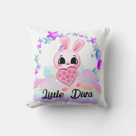 Happiness magic sweet bunny in the rainbow kissen
