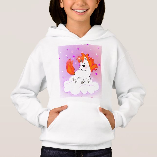 Happiness magic unicorn hoodie (Vorderseite)