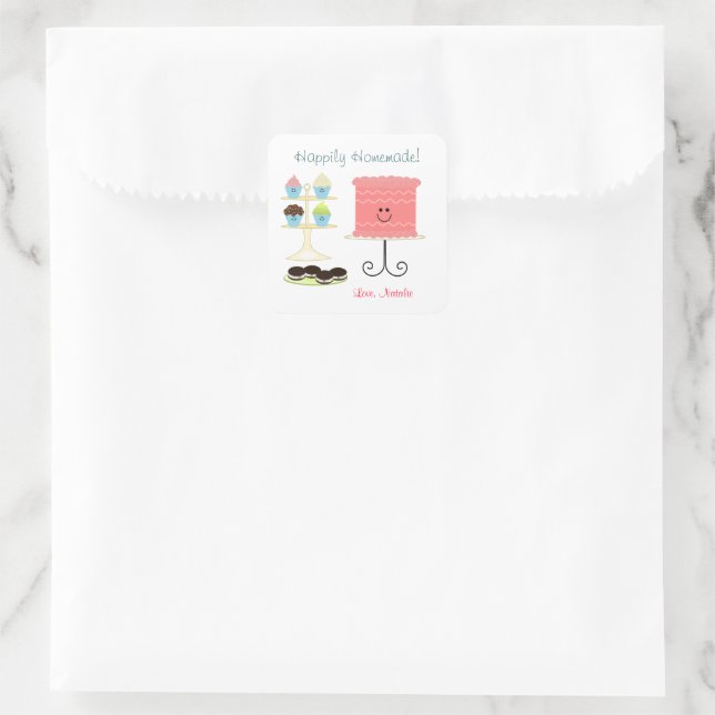 Happiy Homemade Baking Sticker (Tasche)