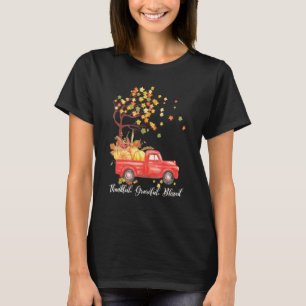 Happpy Erntedank Day Herbst Herbst Maple Blätter T T-Shirt