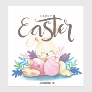 Happpy Ostern Tag Aufkleber