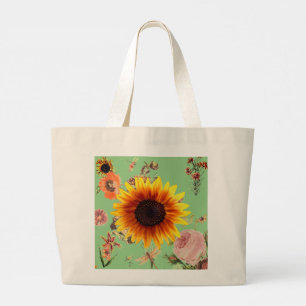HAPPSEED CUSTOM ERSTE TASCHE VINTAGE BLUME