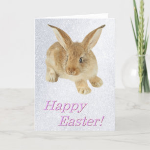 HAPPTER EASTER BABY BUNNY GREETING CARD FEIERTAGSKARTE