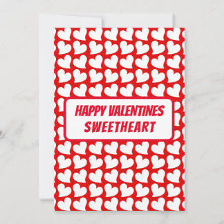 HAPPVALENTINES SWEETHEART ROMANTISCHES GESCHENK EINLADUNG