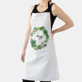 Happy2025Wreath All-over-Print-Schürze Schürze