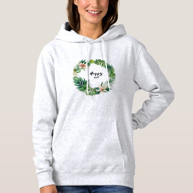 Happy2025Wreath-T - Shirt (Vorderseite)