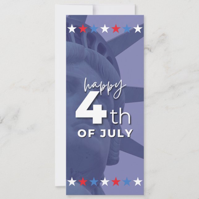 #Happy4thOfJulyFlatCard (Vorderseite)