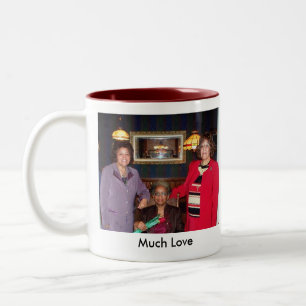 Happy65thmuchlove2 Zweifarbige Tasse