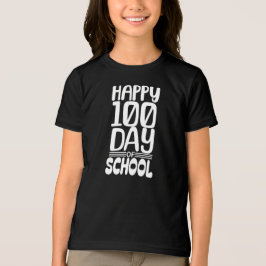 Happy 100 Day School Fun Classroom Feier Tri-Blend Shirt