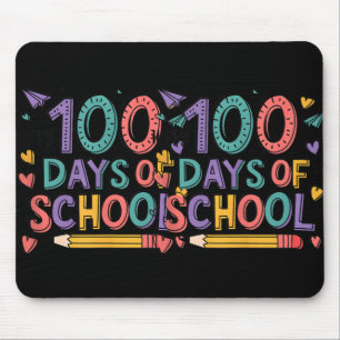 Happy 100. Day School Niedlich 100 Days Lehrer Stu Mousepad