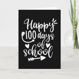 Happy 100 Days of School 100th day Brighter Karte