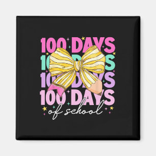 Happy 100 Tage der Schule Coquette Bow Stift unter Magnet