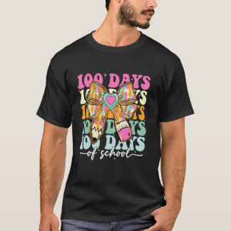 Happy 100 Tage der Schule Coquette Bow Stift unter T-Shirt