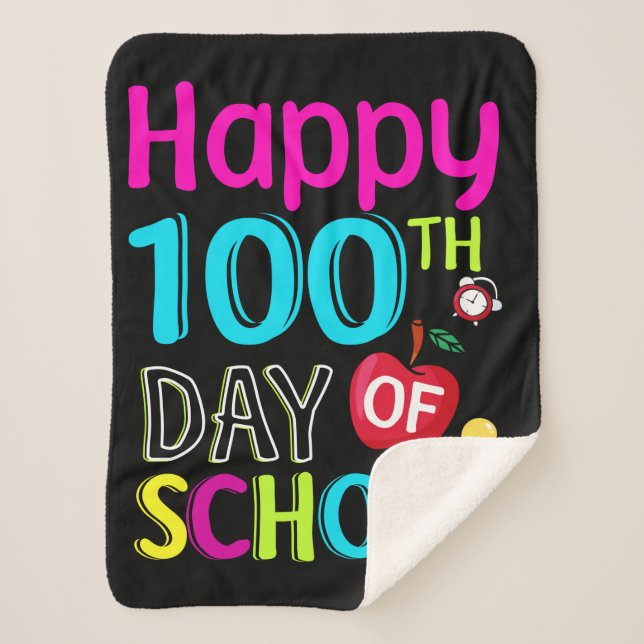 Happy-100-th-day-School Sherpadecke (Vorderseite)