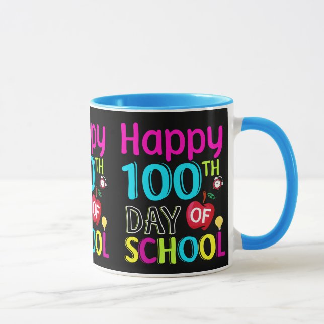 Happy-100-th-day-School Tasse (Rechts)