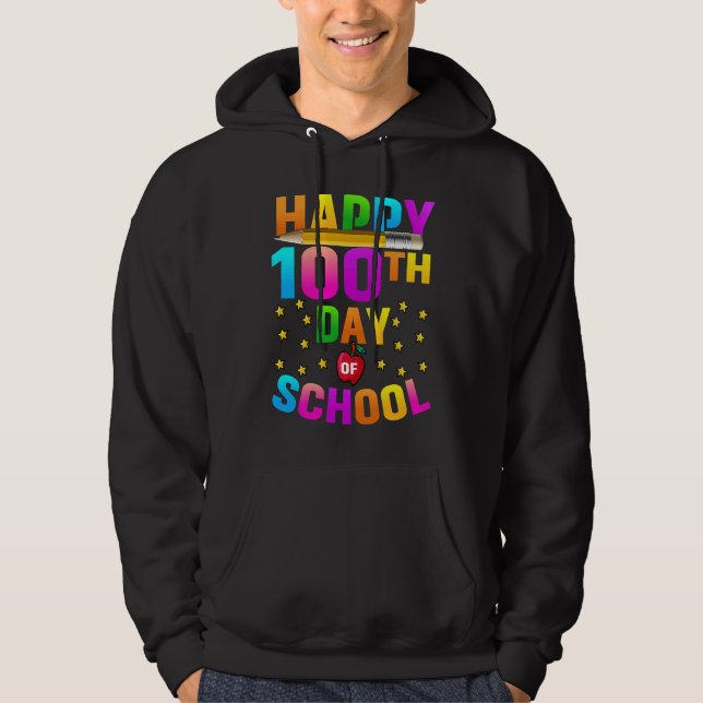Happy 100TH Day Of School 2023 Hoodie (Vorderseite)