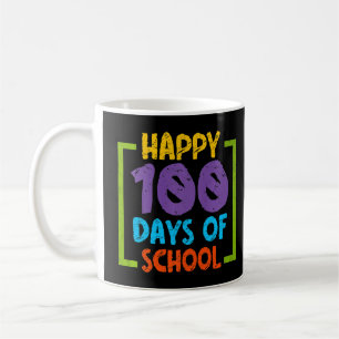 Happy 100th Day of School Teachers Cute Graphic De Kaffeetasse