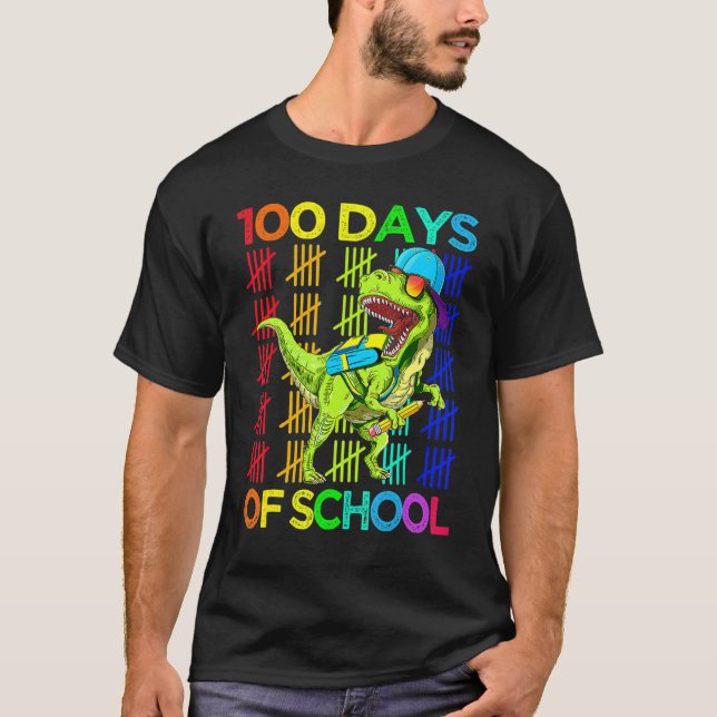 Happy 100th Day Of School Teachers Student 100 Day T-Shirt (Vorderseite)