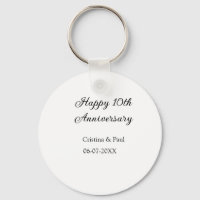 Happy 10. Jubiläum einfache minimale Hochzeitsbeze