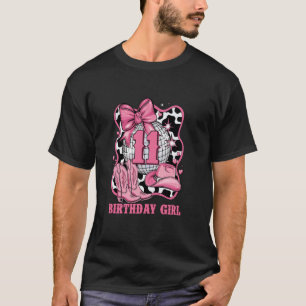 Happy 11. Geburtstag Mädchen Bogen Rodeo Western C T-Shirt