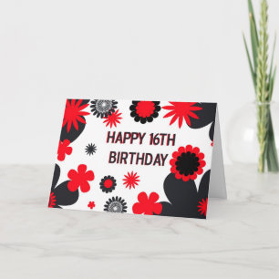 Happy 16. Geburtstagskarte Karte