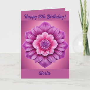 Happy 18. Geburtstagskarte Karte