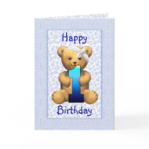 Happy 1. Geburtstag Teddy Bar