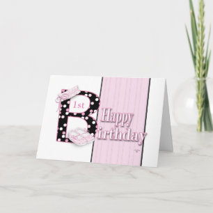 Happy 1. Geburtstagsprinzessin Karte