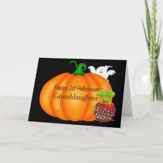 Happy 1. Halloween Enkeltochter Karte