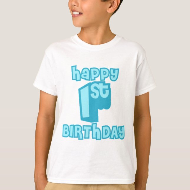 Happy 1st Birthday Celebration – Cute birthday  T-Shirt (Vorderseite)