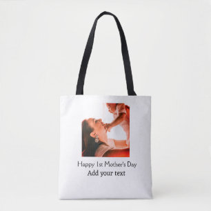 Happy 1st Mother's Day Beste Mutter je Foto-Name h