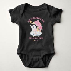 Happy 1st Mütter Day Baby Bodysuit Strampler